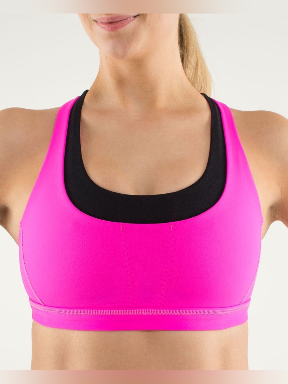 Lululemon Run: Stuff Your Bra II - Raspberry Glo Light/Black